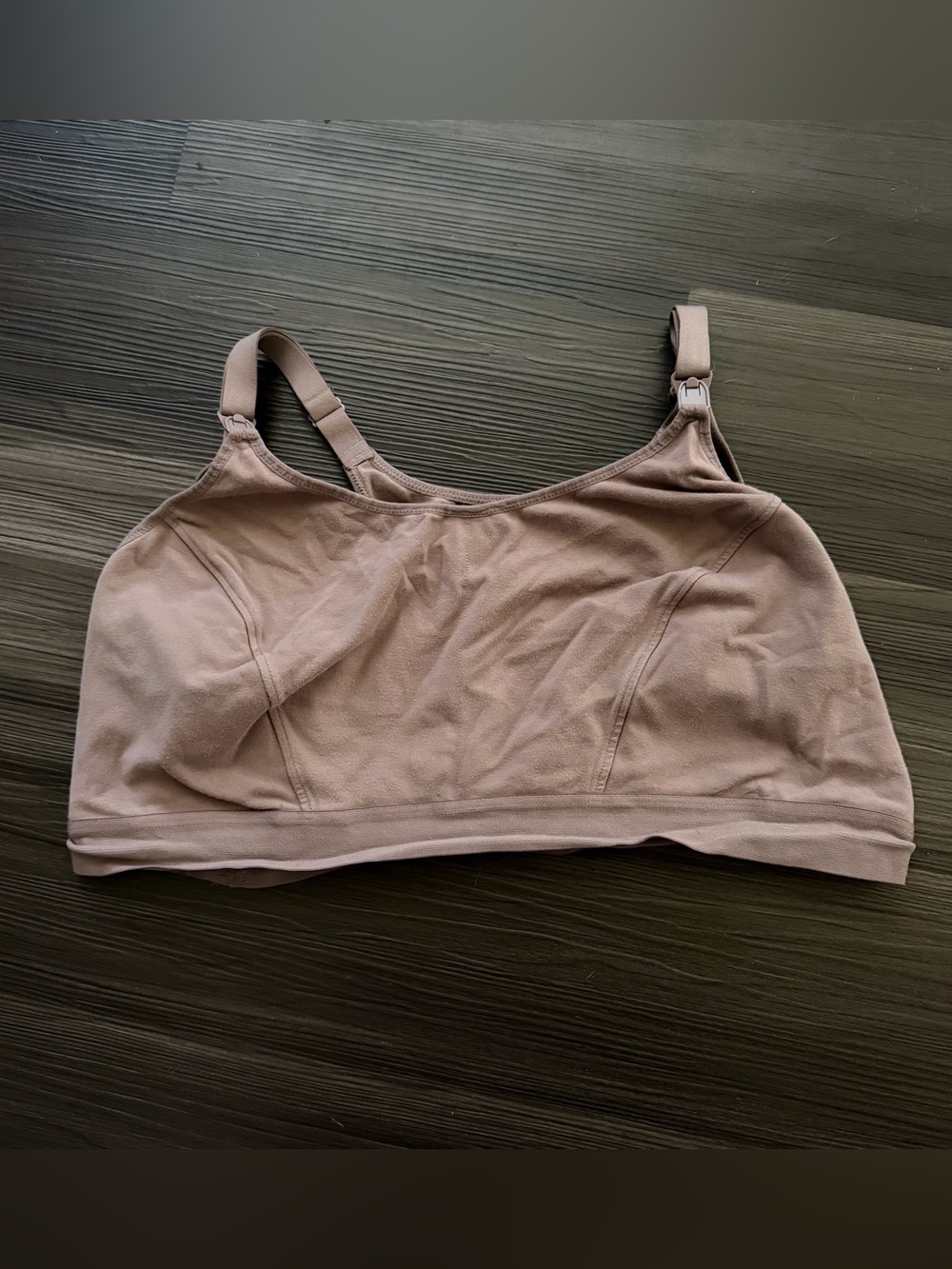 Gratlin Plus size maternity racer back nursing and pumping bra 5X
